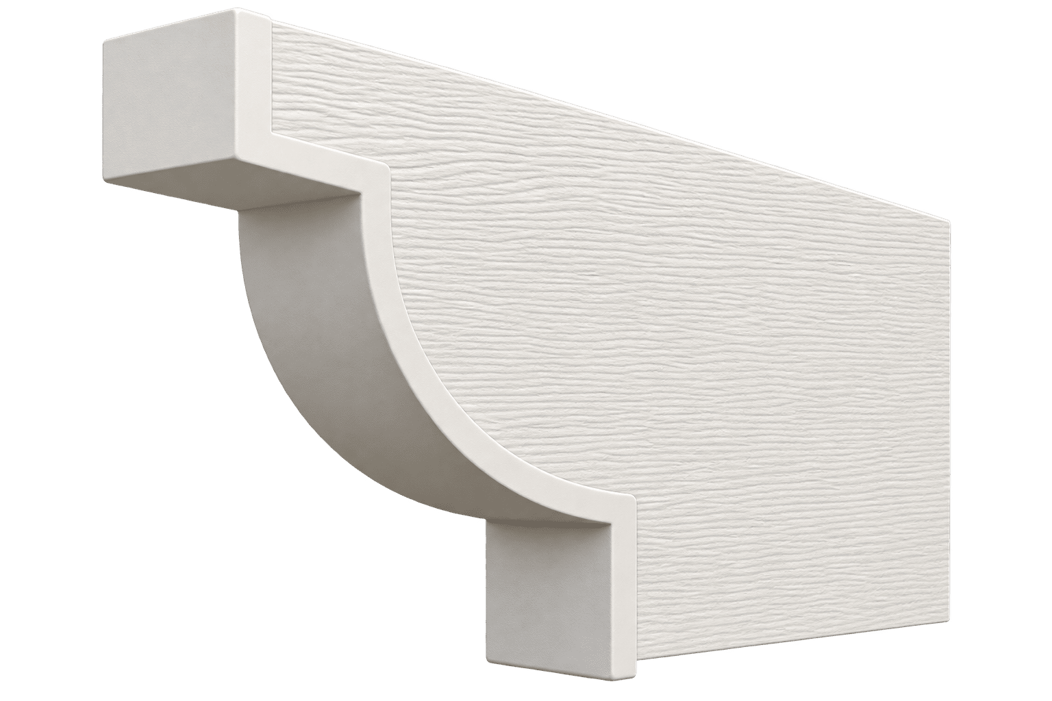 Corbel Cut aluminum rafter end profile