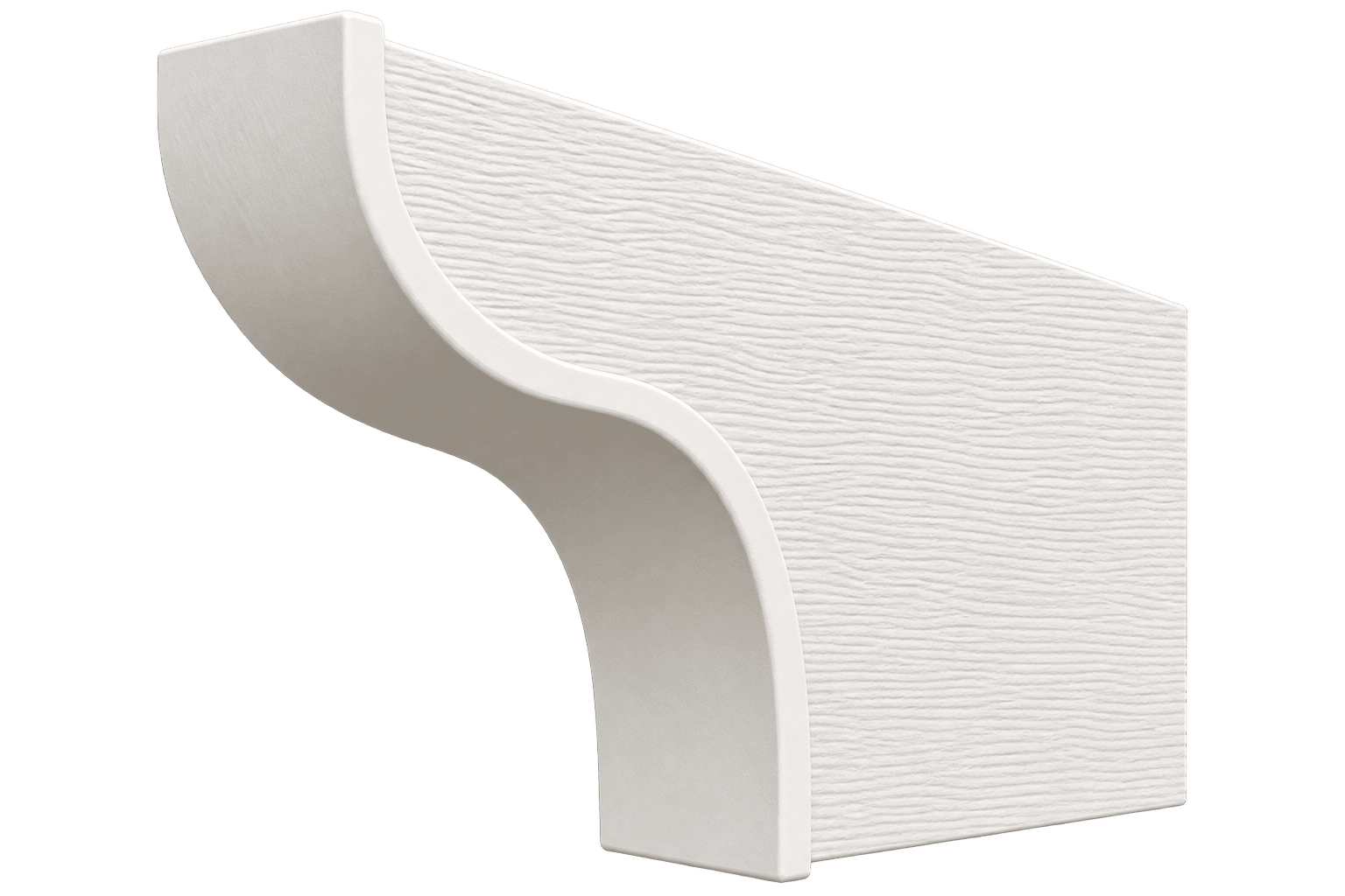 Scallop Cut aluminum rafter end profile