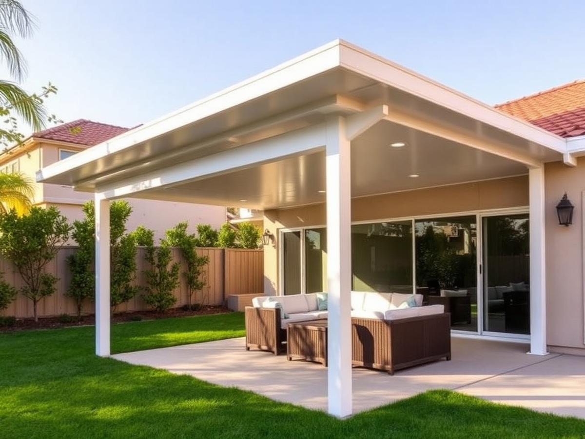 Insulated Patio Covers installed on a Northern California home